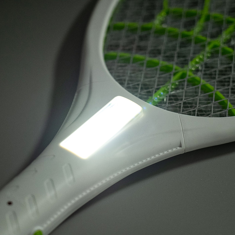 FF-783A 400mAh 3-kleuren elektrische muggenmepper met licht en achtvormige kabel FF-783A 400mAh 3-kleuren elektrische muggenmepper met licht en achtvormige kabel