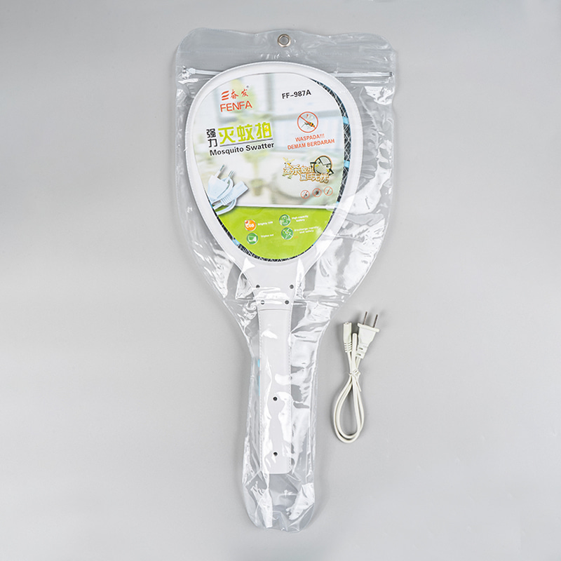 FF-987A 400mAh tweekleurige achtvormige draad loodaccu elektrische muggenmepper met licht FF-987A 400mAh tweekleurige achtvormige draad loodaccu elektrische muggenmepper met licht