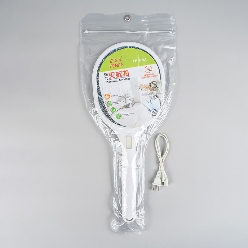 FF-988A 400mAh draagbare elektrische muggenmepper met licht en achtvormig snoer FF-988A 400mAh draagbare elektrische muggenmepper met licht en achtvormig snoer