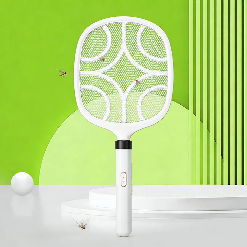 FF-882 1200mAh elektrische muggenmepper met borduurlamp FF-882 1200mAh elektrische muggenmepper met borduurlamp